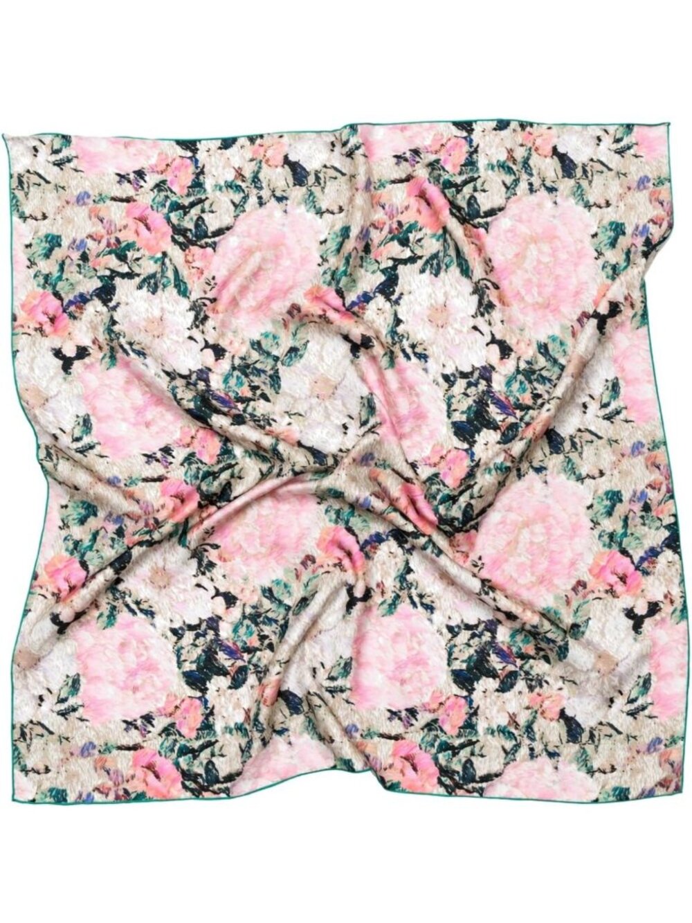 Luxury 35” 100% Mulberry Silk Square Scarf for Neck, Hair & Handbag Accessory